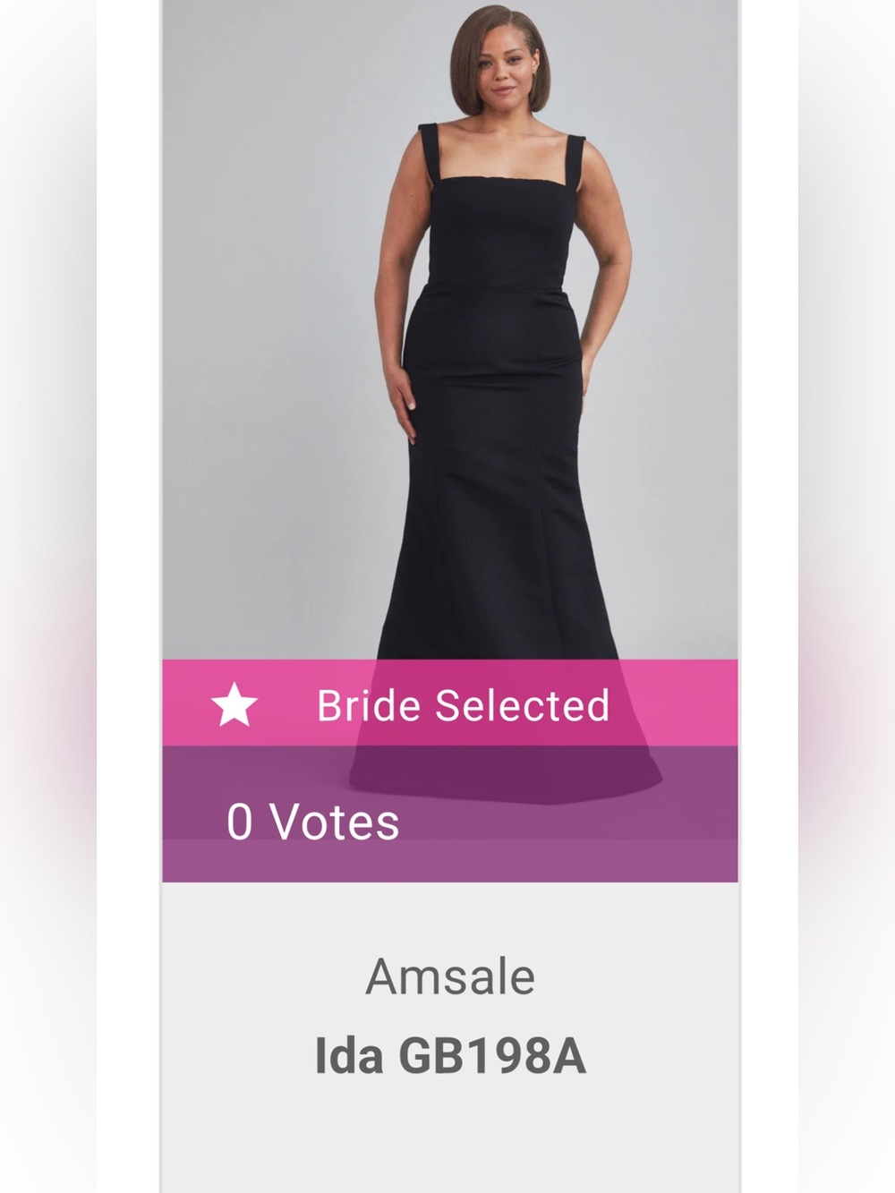 Amsale BALLET Square-Neck Maxi Dress